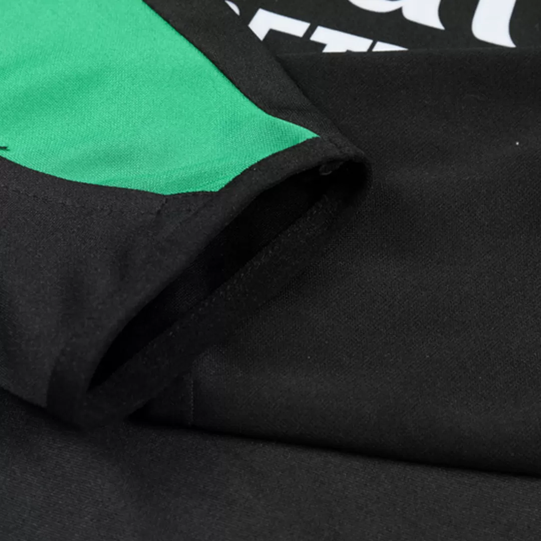 Arsenal 1/4 Zip Tracksuit Kids Black - Image 11