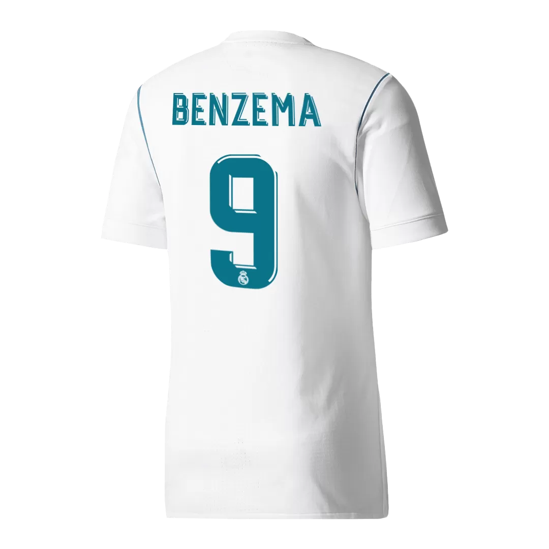 Vintage Soccer Jersey BENZEMA #9 Real Madrid Home 2017/18