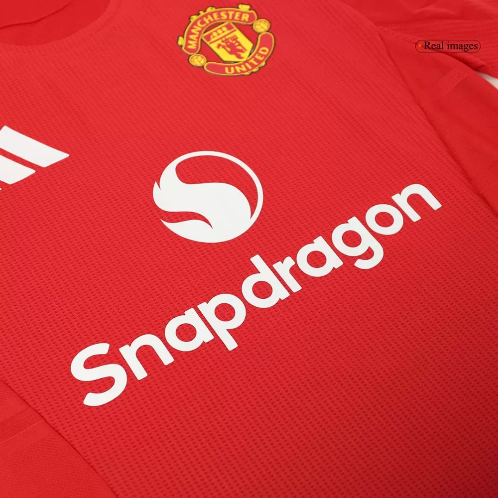 RASHFORD #10 Manchester United Home Authentic Soccer Jersey - Image 5
