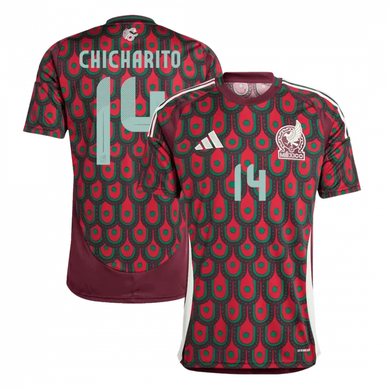CHICHARITO #14 Mexico Home Soccer Jersey Copa America