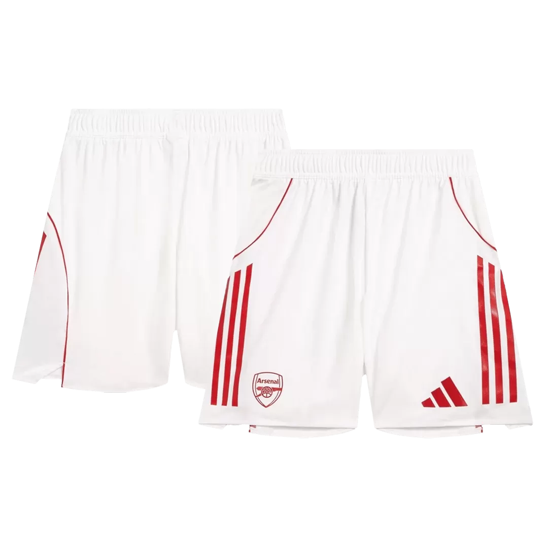 Arsenal Home Authentic Soccer Shorts 2025/26 - Image 3