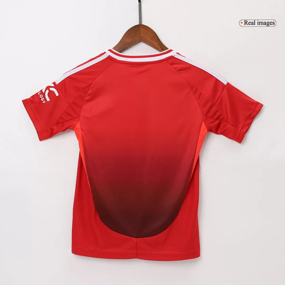 Manchester United Home Kids Soccer Jerseys Kit - Image 5