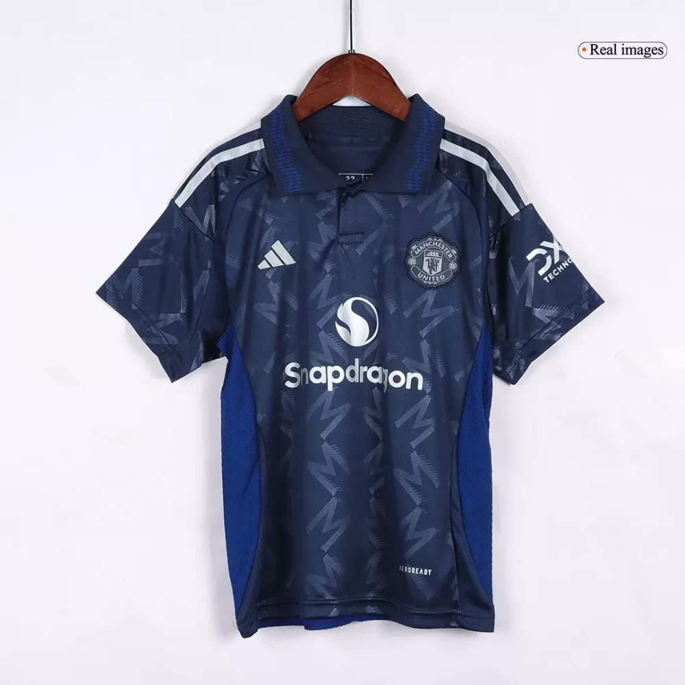 Manchester United Away Kids Soccer Jerseys Kit - Image 4