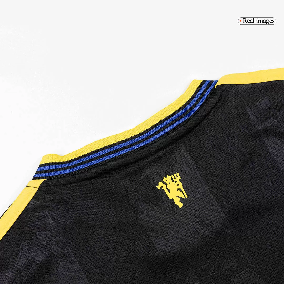 Manchester United Third Away Kids Soccer Jerseys Kit 2025/26 - Image 10