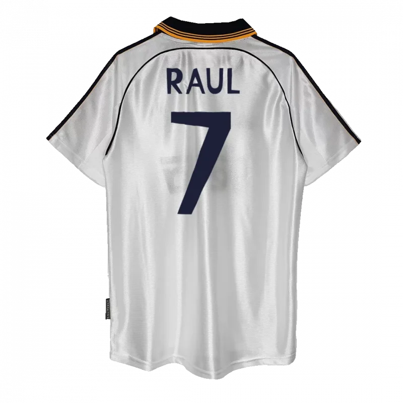 Vintage Soccer Jersey RAUL #7 Real Madrid Home 1999/00
