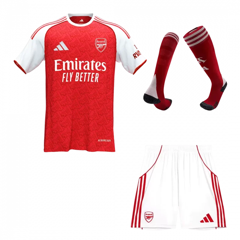 Arsenal Home Jerseys Full Kit 2025/26