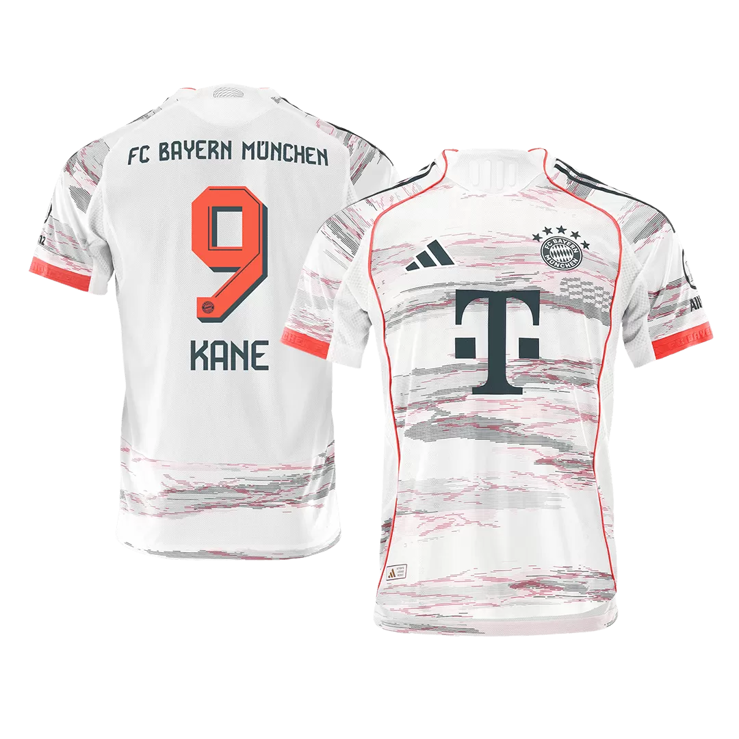 KANE #9 Bayern Munich Away Authentic Soccer Jersey 2025/26
