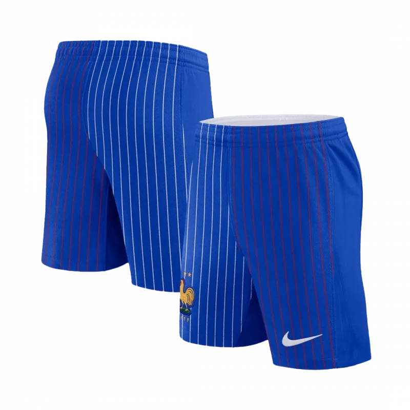 France Away Soccer Shorts