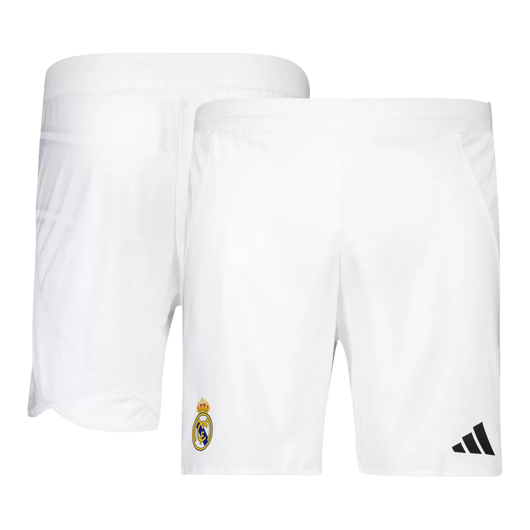 Real Madrid Home Authentic Soccer Shorts - Image 3