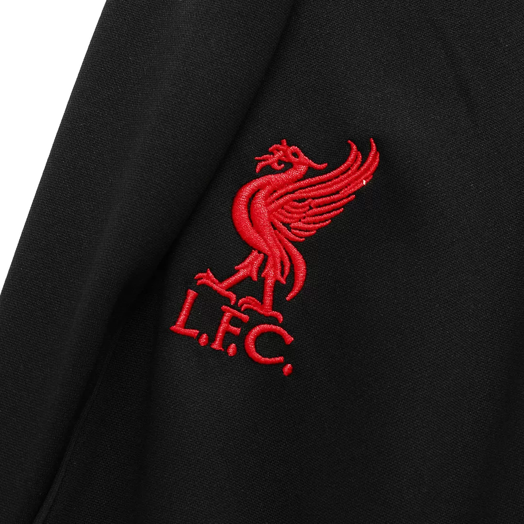 Liverpool 1/4 Zip Tracksuit 2025/26 Kids White - Image 18