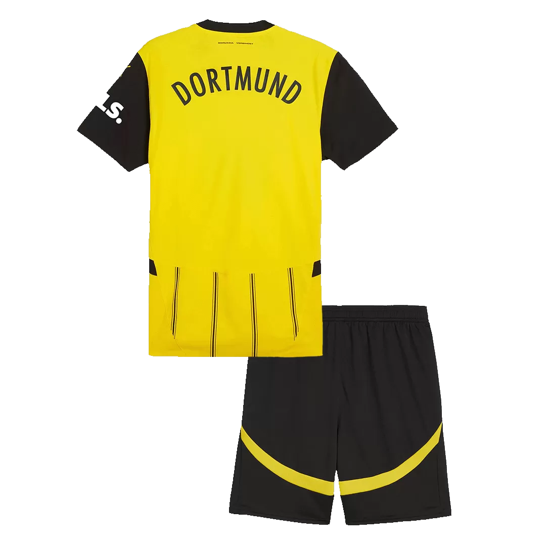 Borussia Dortmund Home Kids Soccer Jerseys Kit - Image 2