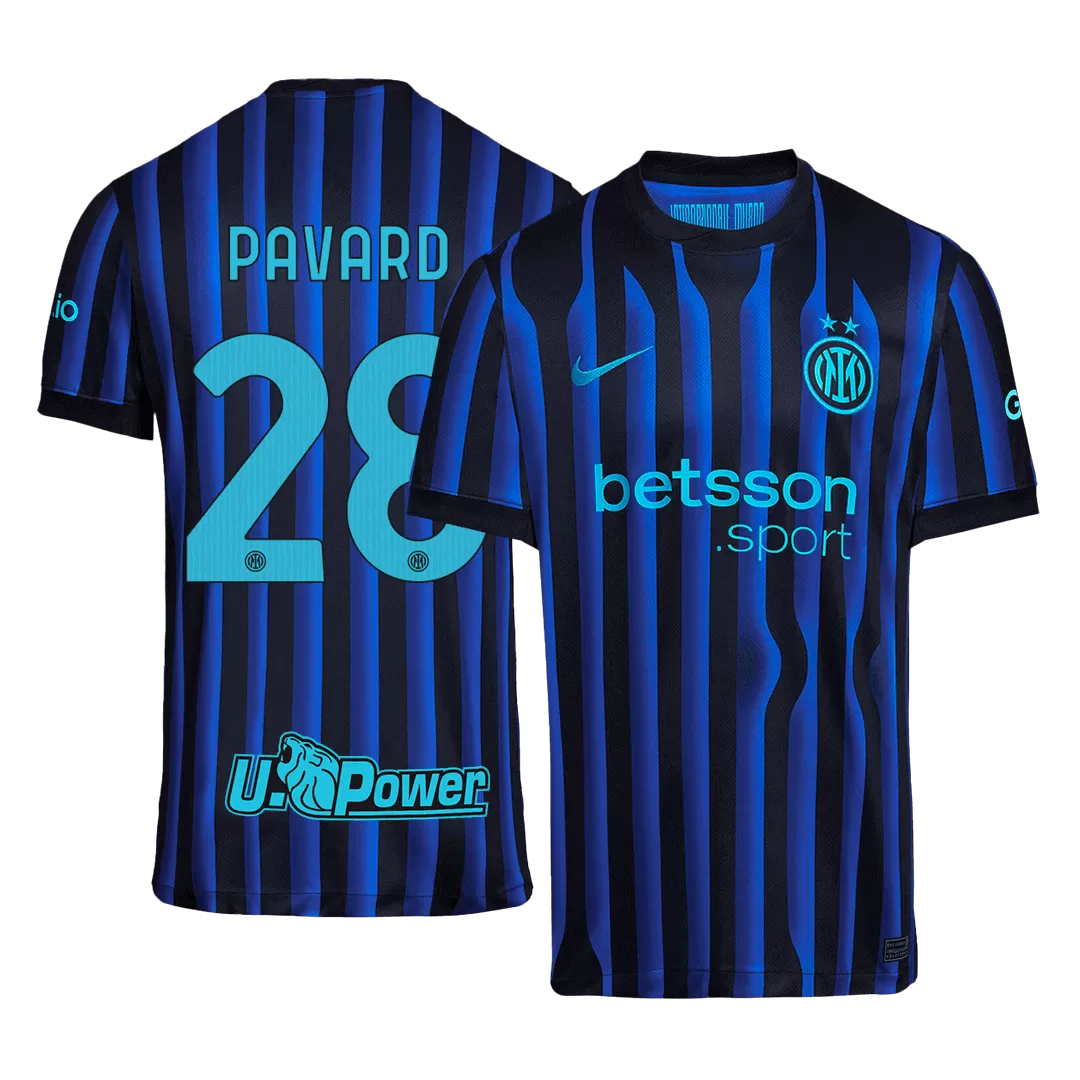 PAVARD #28 Inter Milan Home Soccer Jersey 2025/26