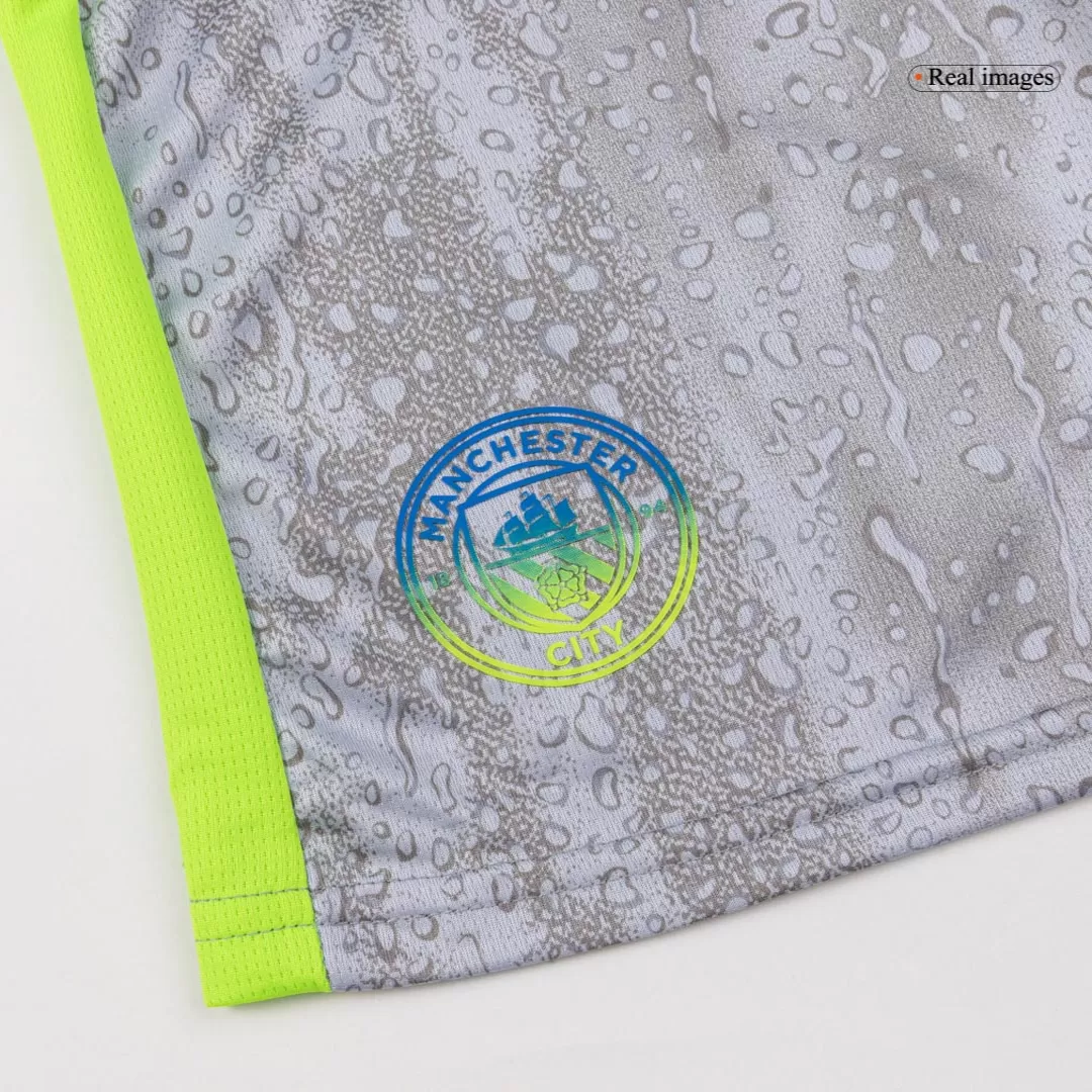 Manchester City Third Away Kids Soccer Jerseys Kit 2025/26 - Image 10