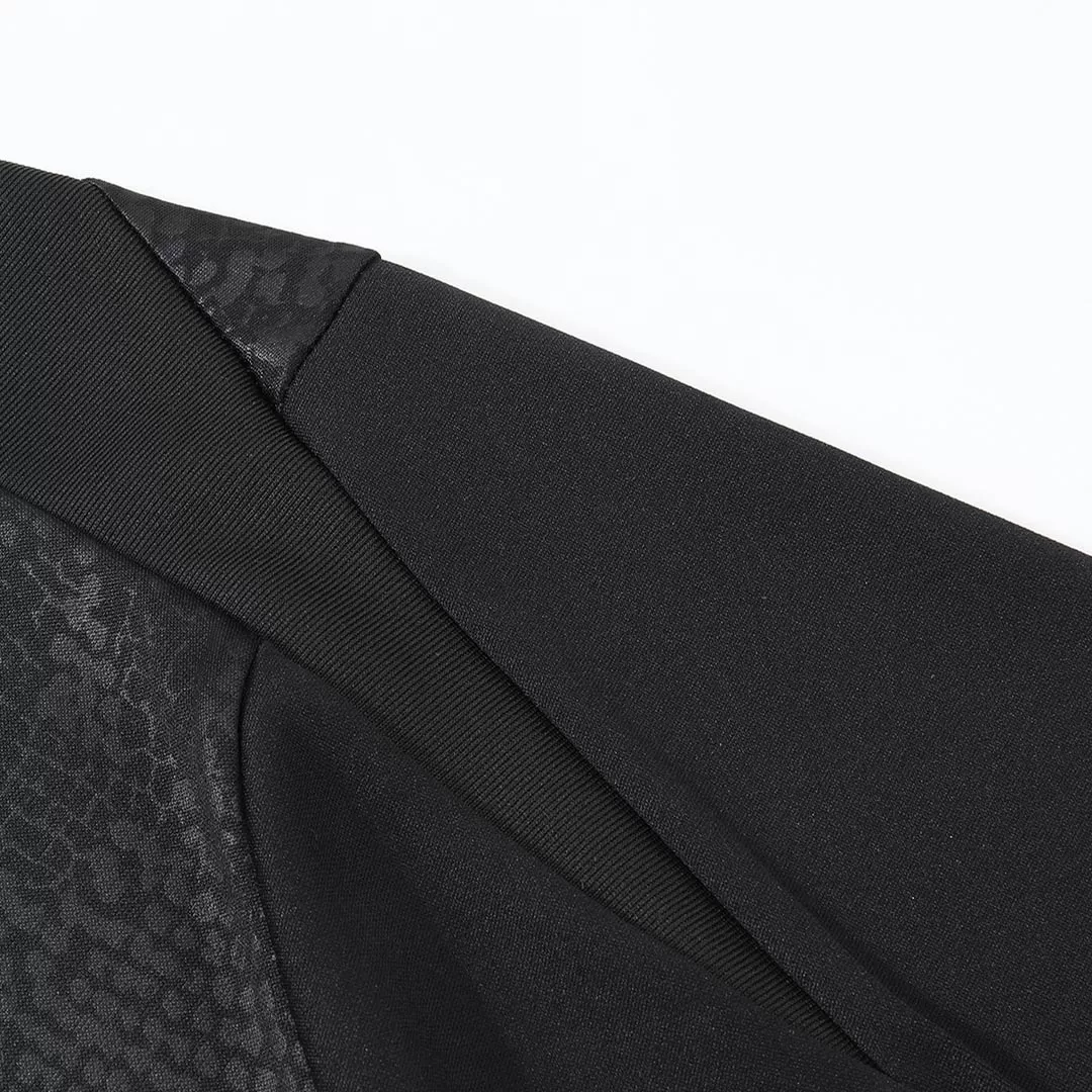 Barcelona 1/4 Zip Tracksuit 2025/26 Kids Black - Image 7