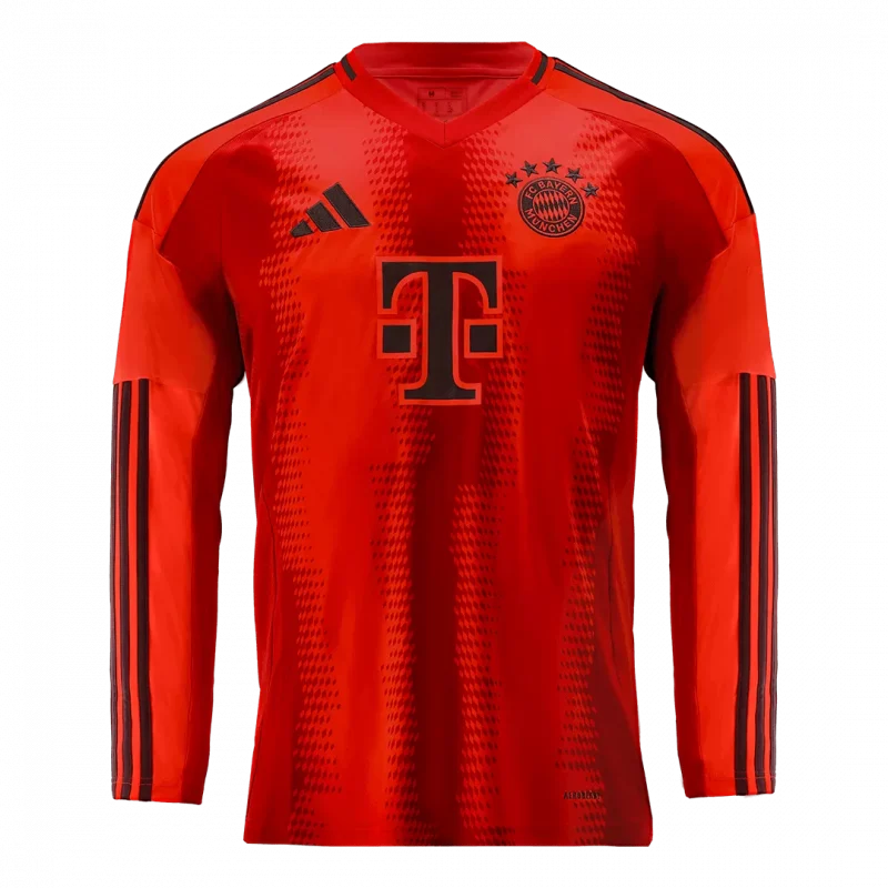Bayern Munich Home Long Sleeve Soccer Jersey