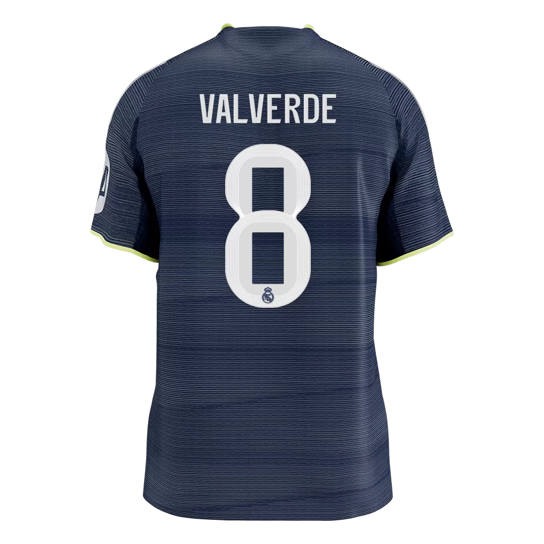 VALVERDE #8 Real Madrid Away Authentic Soccer Jersey 2025/26 - Image 2