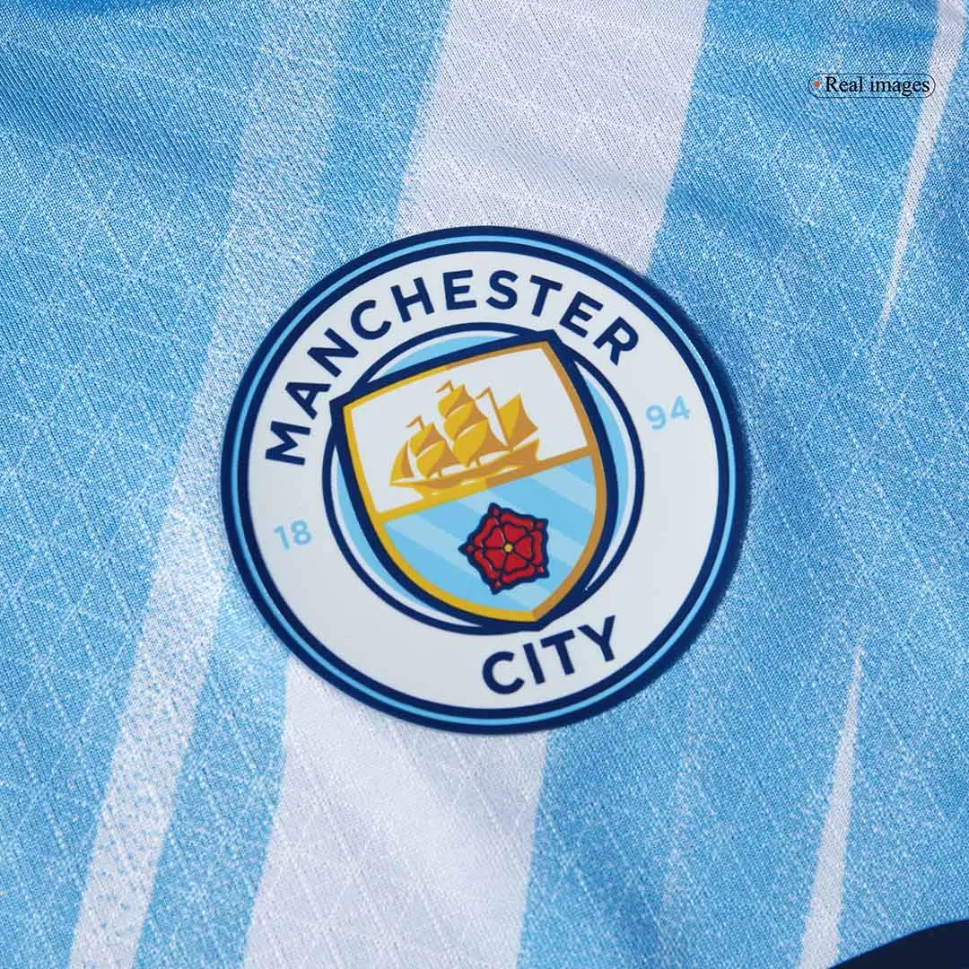 HAALAND #9 Manchester City Home Authentic Soccer Jersey 2025/26 - Club World Cup - Image 8
