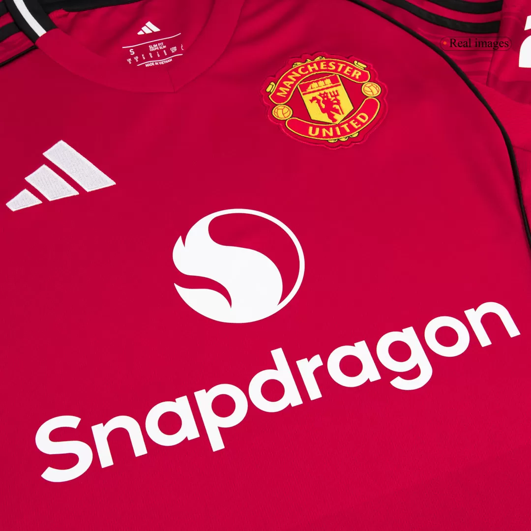 MOUNT #7 Manchester United Home Soccer Jersey 2025/26 - Image 7