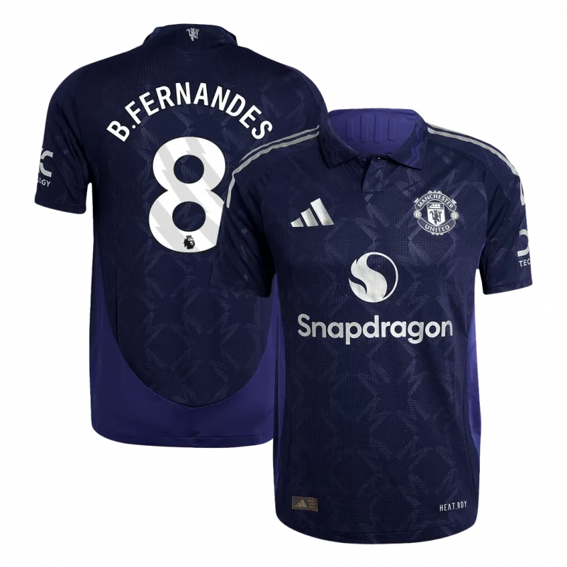 B.FERNANDES #8 Manchester United Away Authentic Soccer Jersey
