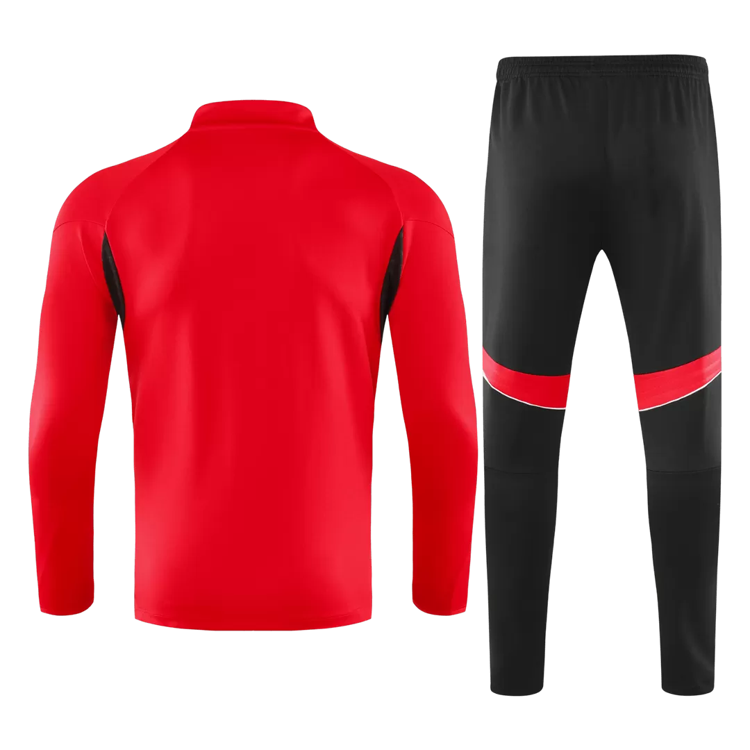 Arsenal 1/4 Zip Tracksuit 2025/26 Red - Image 2