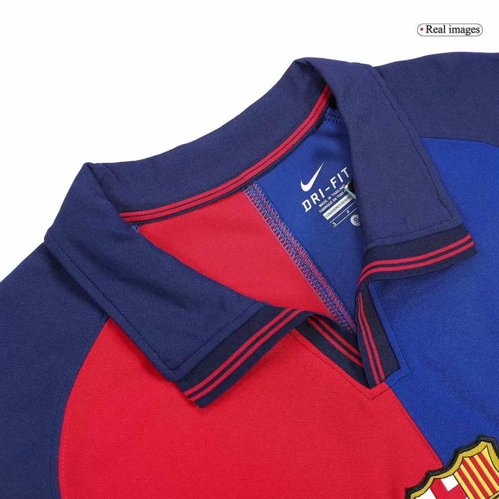 Vintage Soccer Jersey Barcelona Home 1999/00 - Image 4