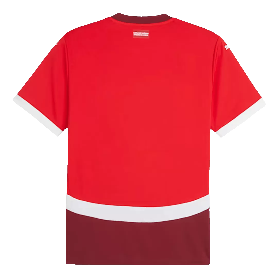 Switzerland Home Soccer Jersey EURO - Image 2