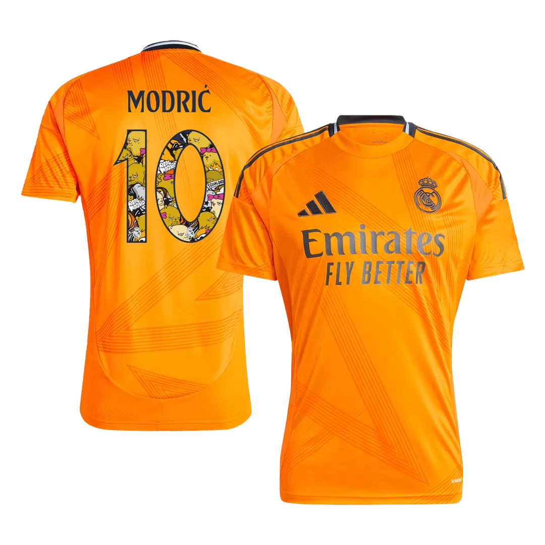 MODRIĆ #10 Real Madrid Away Soccer Jersey - Bear Champ Font