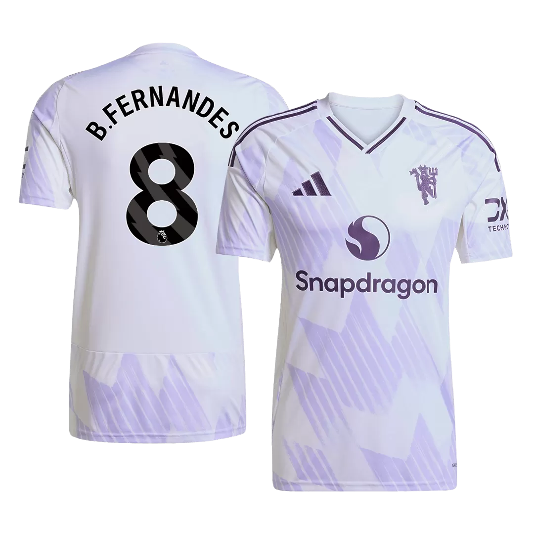 B.FERNANDES #8 Manchester United Away Soccer Jersey 2025/26