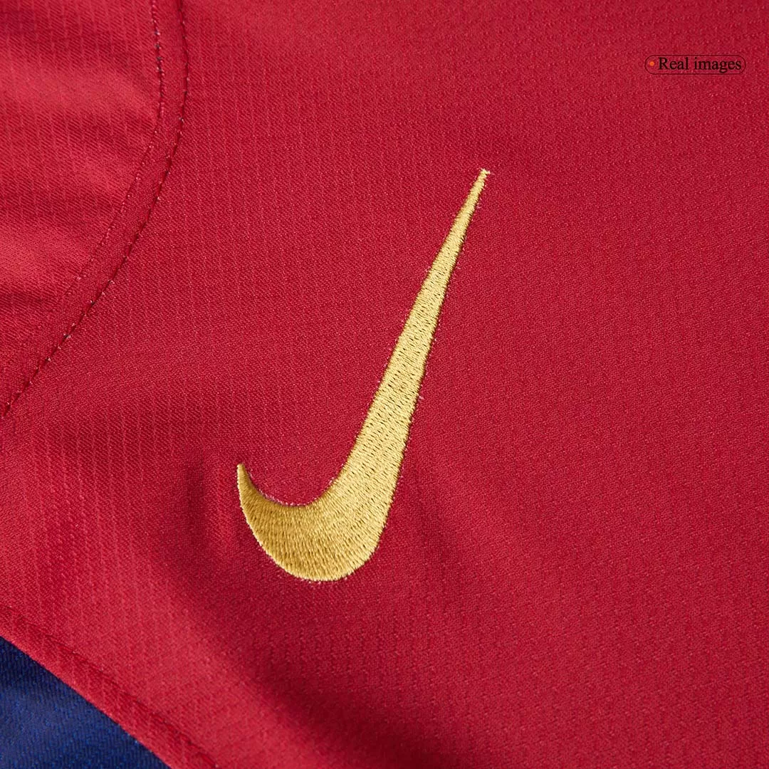 RAPHINHA #11 Barcelona Home Soccer Jersey - UCL(Spotify Logo Without Text) - Image 7