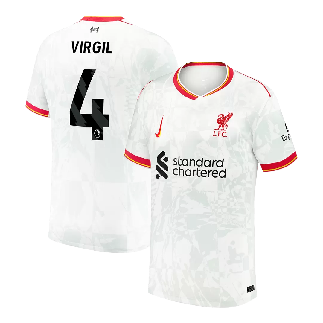 VIRGIL #4 Liverpool Third Away Soccer Jersey