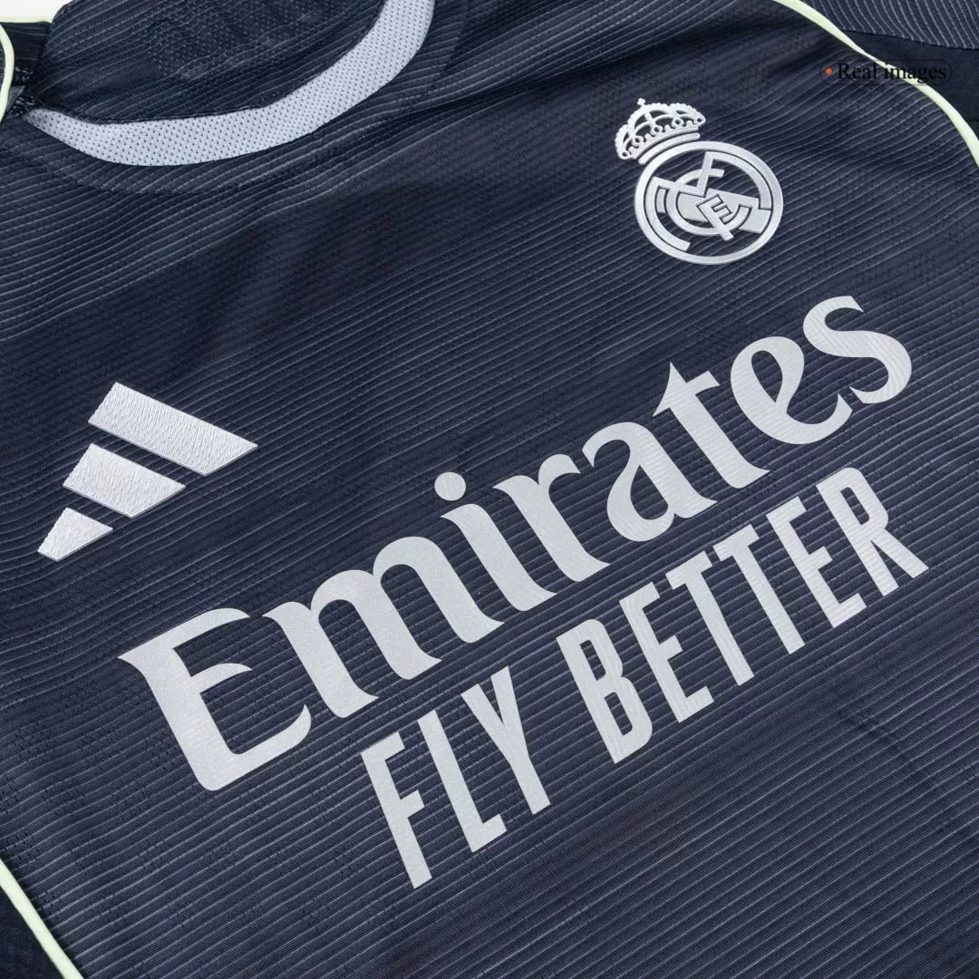 Player Version Real Madrid Away Long Sleeve Soccer Jersey 2025/26 - Image 8