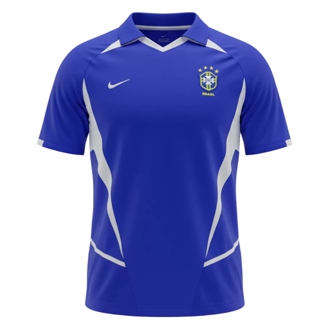 Retro Soccer Jersey Brazil Away 2002 - Image 4