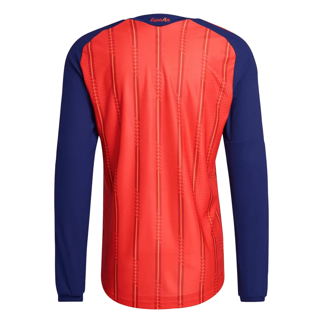 Spain Home Long Sleeve Player Version Jersey World Cup 2026 - Image 2
