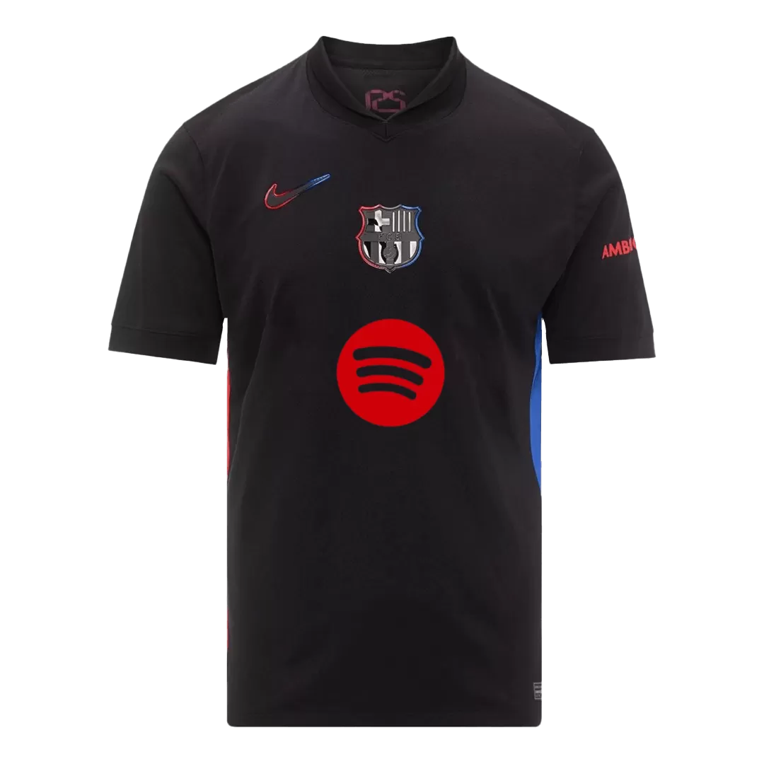 RAPHINHA #11 Barcelona Away Soccer Jersey - UCL (Spotify Logo Without Text) - Image 2