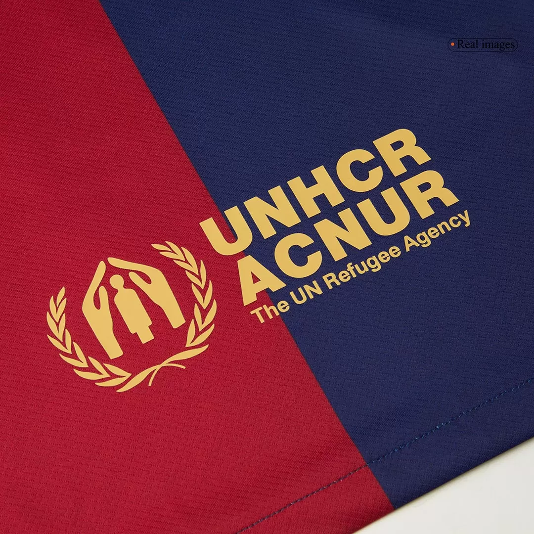 RAPHINHA #11 Barcelona Home Soccer Jersey - UCL(Spotify Logo Without Text) - Image 12
