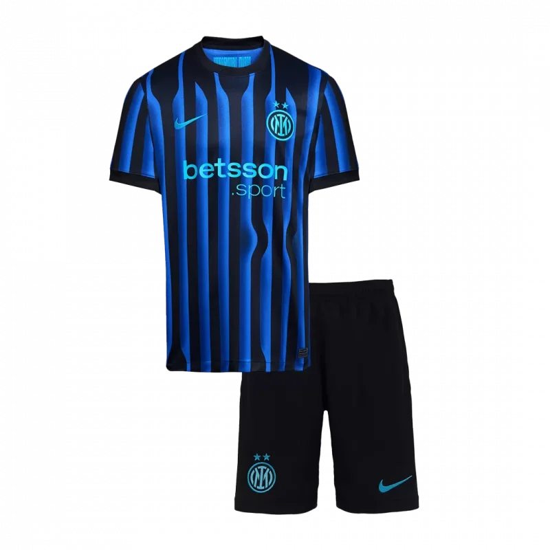 Inter Milan Home Kids Soccer Jerseys Kit 2025/26
