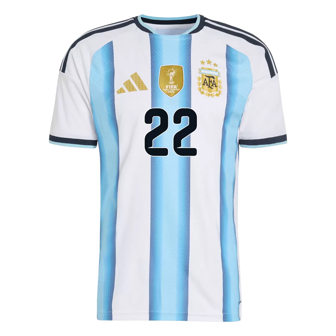 L.MARTÍNEZ #22 Argentina Home Player Version Jersey World Cup 2026 - Image 2