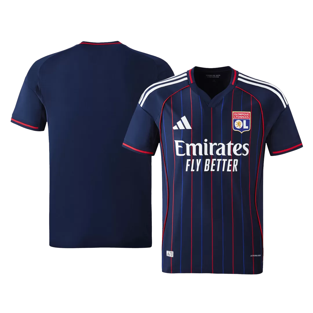Olympique Lyonnais Away Authentic Soccer Jersey 2025/26 - Image 3