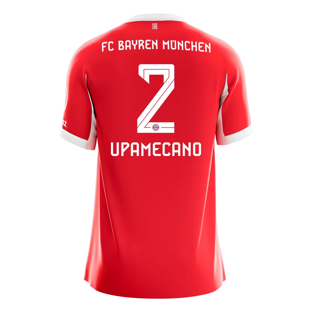 UPAMECANO #2 Bayern Munich Home Soccer Jersey 2025/26 - Image 2