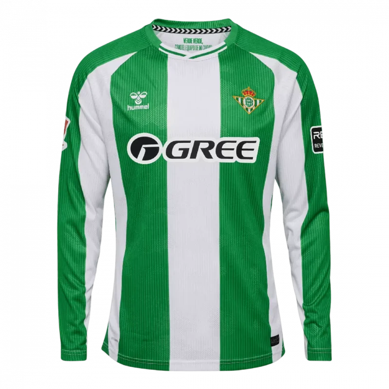 Real Betis Home Long Sleeve Jersey 2025/26