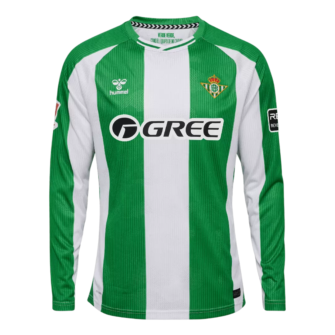 Real Betis Home Long Sleeve Jersey 2025/26