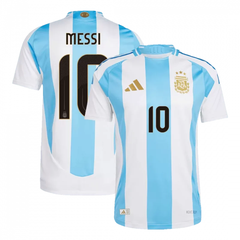 MESSI #10 Argentina Home Authentic Soccer Jersey