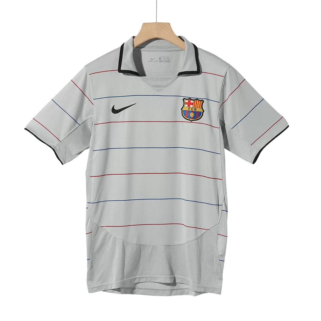 Vintage Soccer Jersey Barcelona Away 2003/04