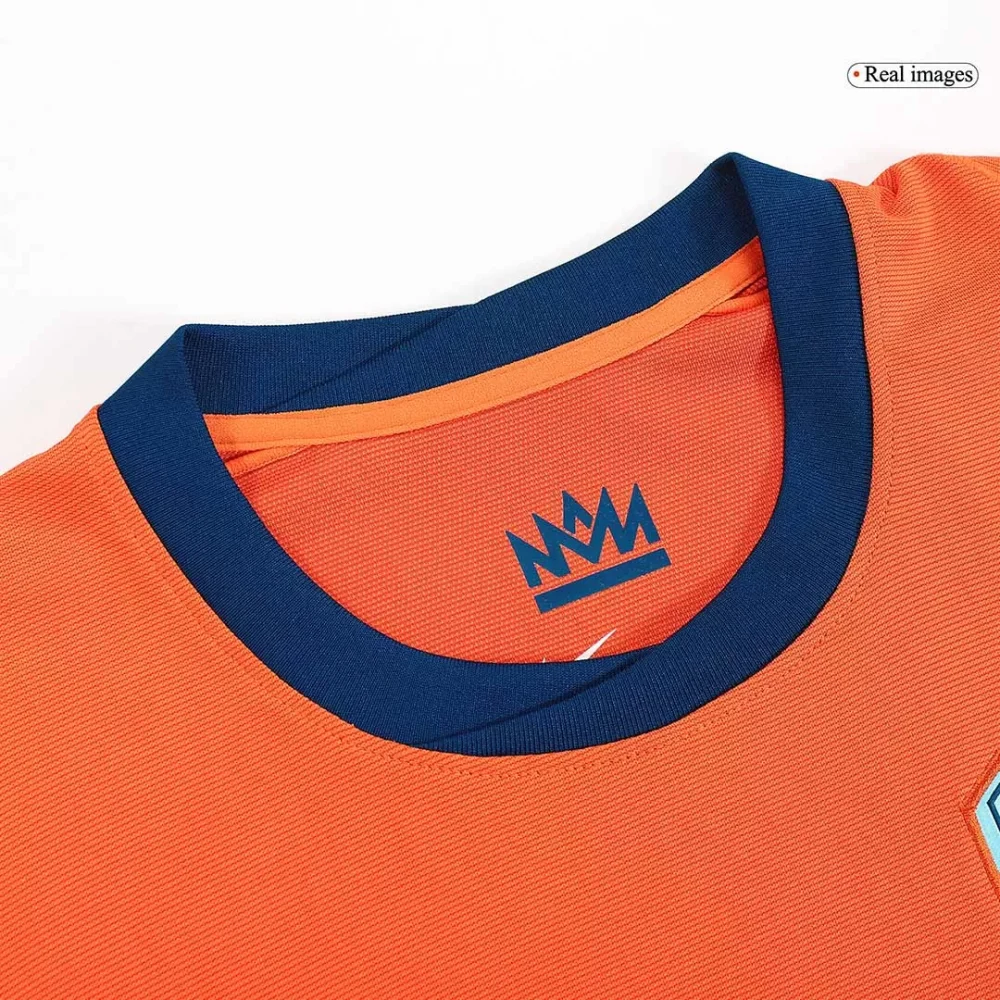 VIRGIL #4 Netherlands Home Soccer Jersey EURO - Image 2